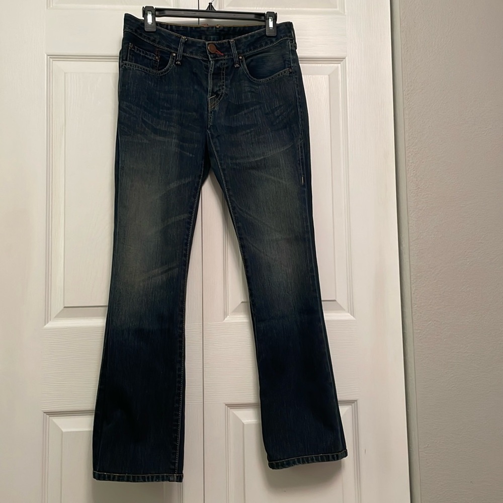 Levi’s Red Denim Blue Jeans 29x32 REDLOOP Flare